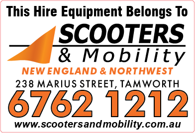Scooters Mobility Hire Stickers